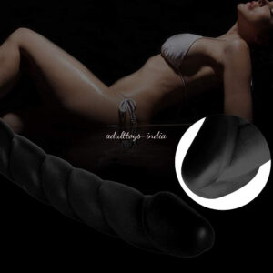 Long Lean Realistic Silicone Black Penis 30.5CM Women Anal And Vagina Using