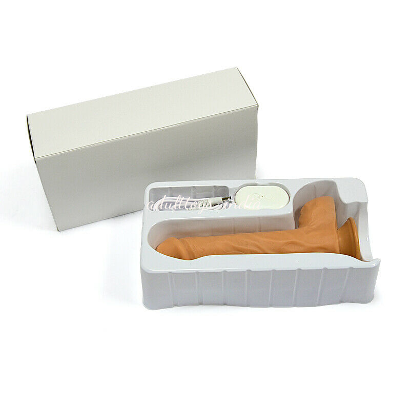 8 Inch Realistic Dildo UP DOWN Automatic Rechargeable Vibrating 7 Speed Heating USB - Image 5