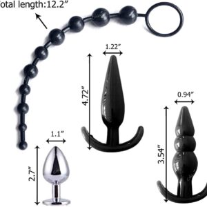 Black 14 Pieces BDSM Bondage Restraint Kit