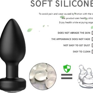 Remote Control With Black Anal Vibrating Butt Plug