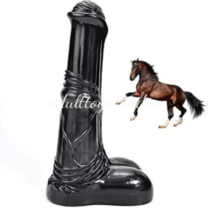 10 Inches Big Animal Dildo Horse Penis Realistic Cock | Black