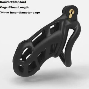 Resin Male Chastity Device Cobra Cock Cage Standard Size For Men