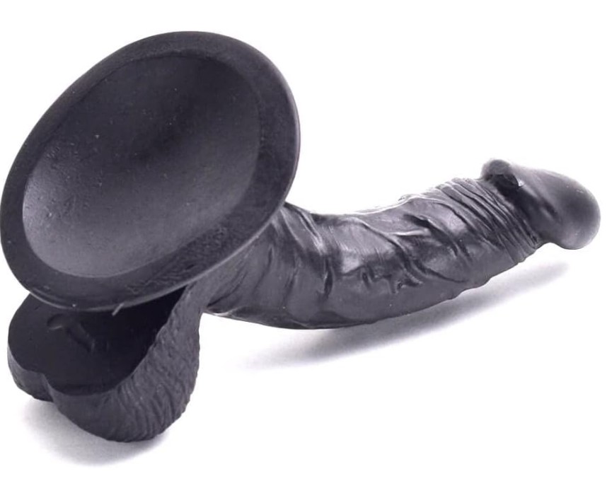 Realistic Skin American Whoppers 9 Inch Dildo in Black - Image 6