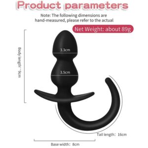 Doggy Tail Dildo Anal Beads G Spot Butt Plug