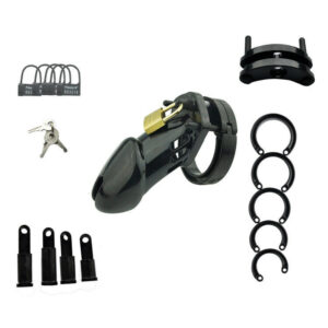 CB-6000 Black Male Chastity Device Penis Lock Male Chastity