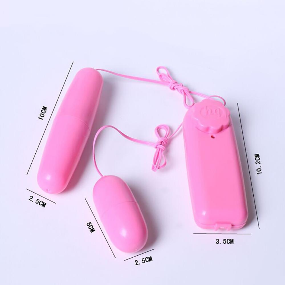 Double Egg Vibrator Clitoral Vagina Stimulator - Pink - Image 4