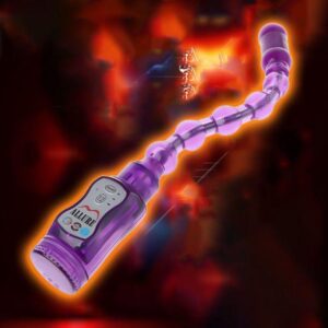 12 Mode Long Anal Beads Plug Vibrator Prostate Massager