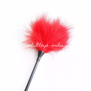 Mischief Feather Tickler Whip Bondage Toy Spanking Red