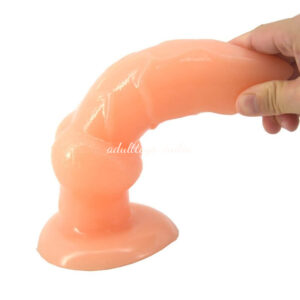Realistic Dog Penis Dildo With Strong Suction Cup | Flesh