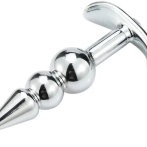 3 Beads Steel Anchor Shape Anal Butt Plug India