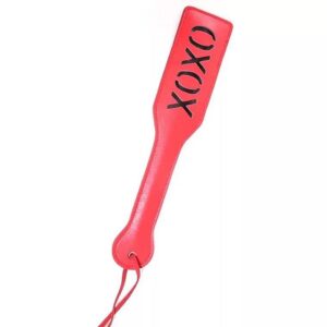 XOXO Spanking Paddle BDSM Whip -Red