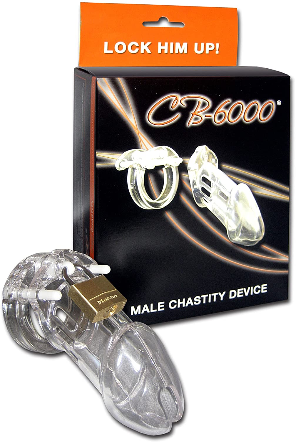 CB-6000 Clear Male Chastity Device Penis Lock Male Chastity - Image 2