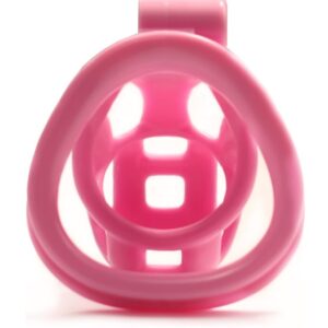 3.0 Pink Breathable 3D Cage Chastity Device with 4 Sizes Chastity Ring Cage