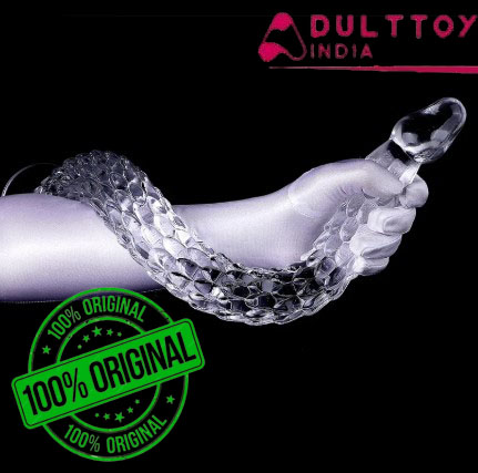 50cm Transparent Crystal Dragon Scale Anal Plug