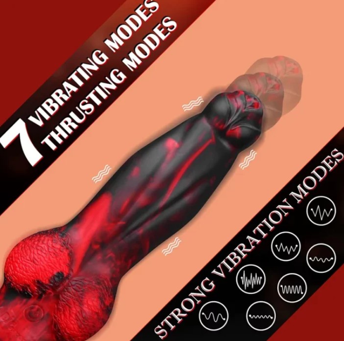 3 In 1 Automatic Wireless Remote Control Dog Thrusting Dildo - Image 5