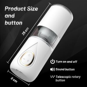 TOUCH Telescopic Rotation Electric Automatic Heating Hand Free Masturbation Cup