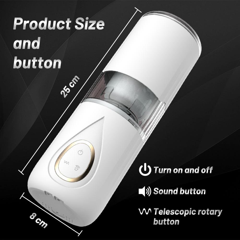 TOUCH Telescopic Rotation Electric Automatic Heating Hand Free Masturbation Cup - Image 6