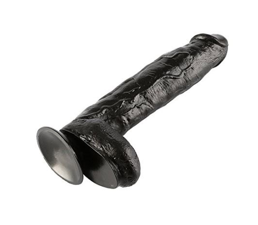 12 inch Black Huge Dildo Extreme Big Realistic Sturdy Suction Cup Penis for Women & men - Image 7
