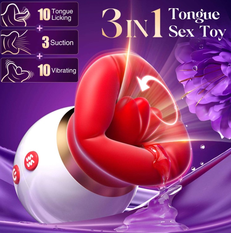 3 IN 1 Big Mouth Tongue Sex Toys For Women - Image 7