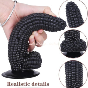 Black Corn Anal Plug Vegetable Dildo Sex Toys For Women