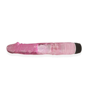 Jelly Pink Dildo Vibrator For Women
