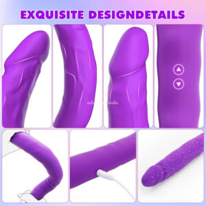 15.7 Inches Double Ended wireless Remote Control Vibrating Penis Dildo For Lesbian
