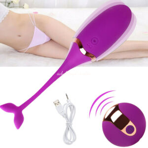 Fish Vibrator Wireless Remote Controlled Egg Vibrator | Purple