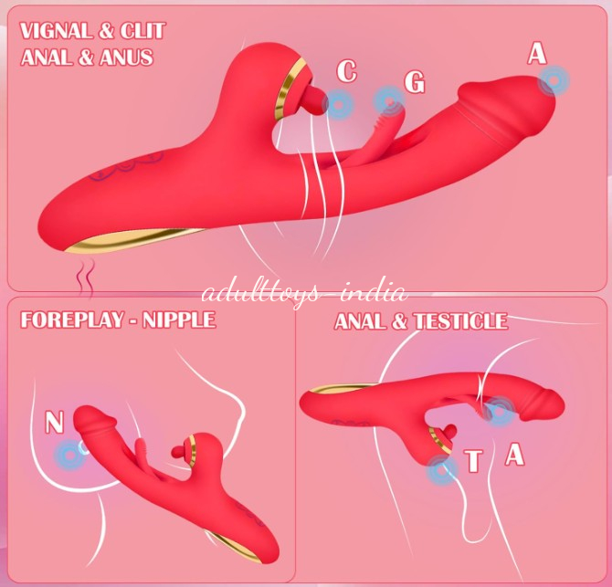 7 Flapping Vibrator with Clitoral 7 Tapping G Spot 7 Vibration For Women - Image 6