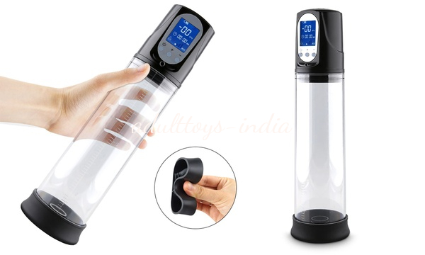 LCD Display Male Penis Enlargement Pump With USB Charging - Image 2