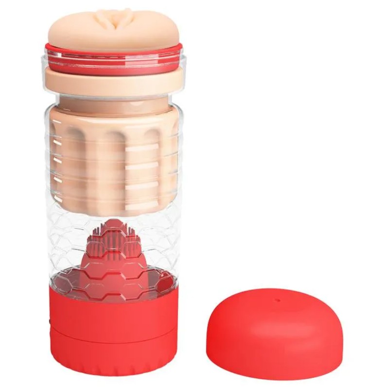 Pretty Love Emily Tongue Licking Vagina Masturbator Red - Image 3