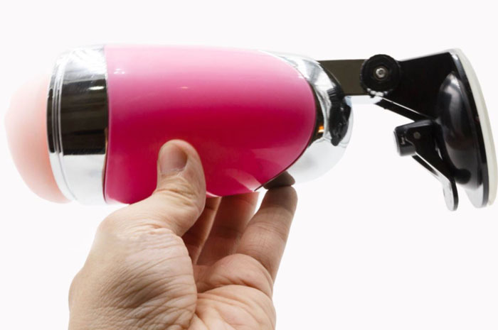 Hands Free extremely soft and smooth silicone vibration Male Masturbator - Image 3