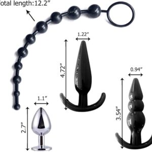 Black BDSM Restraints Sex Toys 15 Pcs Bondage Kit