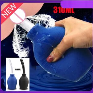 Sex doll Cleaning Container Vagina & Anal Cleaner Douche Enema Cleaning Pump-Black