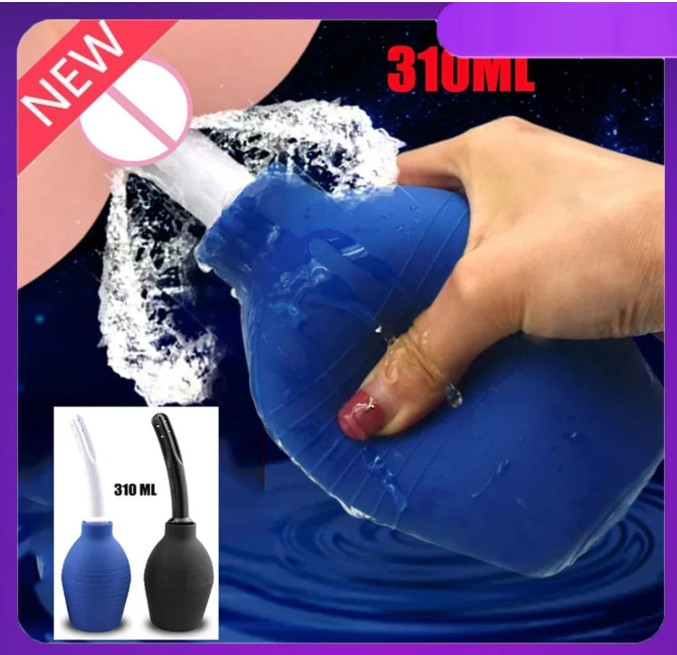 Sex doll Cleaning Container Vagina & Anal Cleaner Douche Enema Cleaning Pump-Black - Image 3