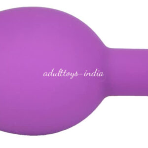 Latest Jewelled Silicone Butt Plug Purple