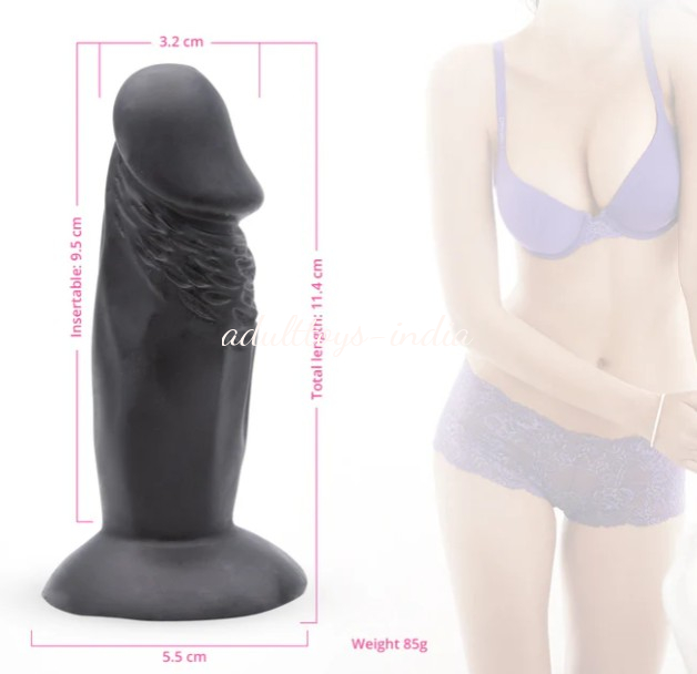 11.4 Cm Mini Black Penis Dildo For Beginners Girls - Image 4