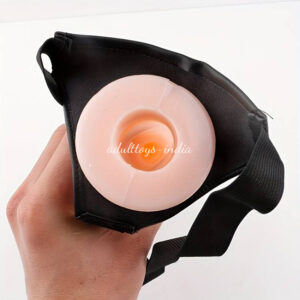 Male Strap On Dildo Panties Wearable Hollow Penis Lengthen Sleeve Strapon Dildo