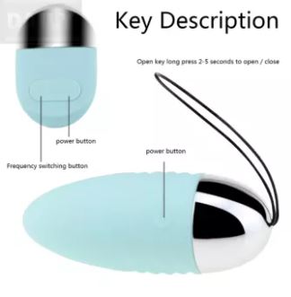 Wireless Remote Control 10 Speeds Vibrating G- Spot Vibrators | Blue - Image 4