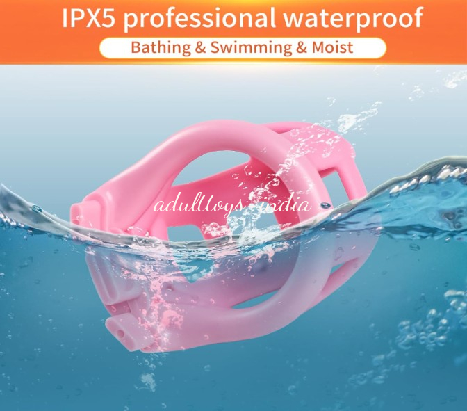 Premium Quality Pink NUB Chastity Cock Cage Kit For Men - Image 4