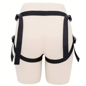 Black Strapon Steel Ring Lesbian Dildo Accessories Fit For Different Size Penis