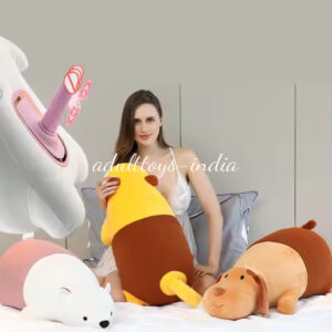 Paddy Dog Doll Pillow with Hidden Dildo Sex Machine For Women