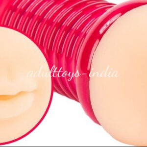 Love Tunnel Double Side Male Masturbator Mouth And Pussy With Strong Suction Cup