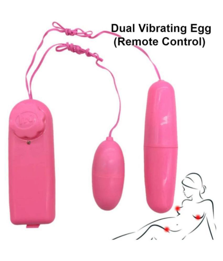 Double Egg Vibrator Clitoral Vagina Stimulator - Pink - Image 2