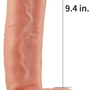 Lovetoy 12 Inch Large Dual Density Silicone Realistic Dildo with Suction Cup