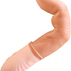 Real Feel Finger Dildo with Auto Heating G-Spot Vibrator Women