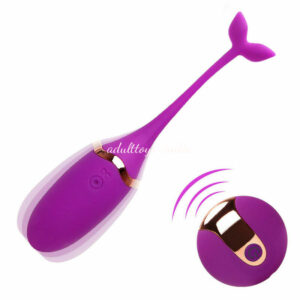 Fish Vibrator Wireless Remote Controlled Egg Vibrator | Purple