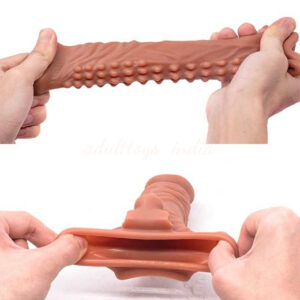 6.69 Inches Penis Extender Sleeve With Vibrator India