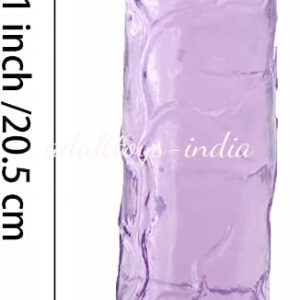 8.1 Inch Realistic Jelly Dildo Strong Suction Cup Penis Handsfree Dong Masturbator Women