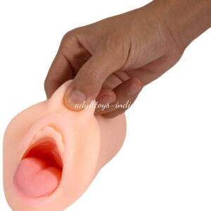 Tongue Male Masturbator Blow Job Stroker Oral Sex Toys Pocket Pussy