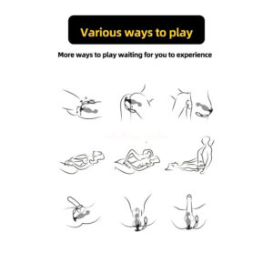 Sperm Lock Ring Prostate Massage Anal Plug Vibrators Anal Sex Toys